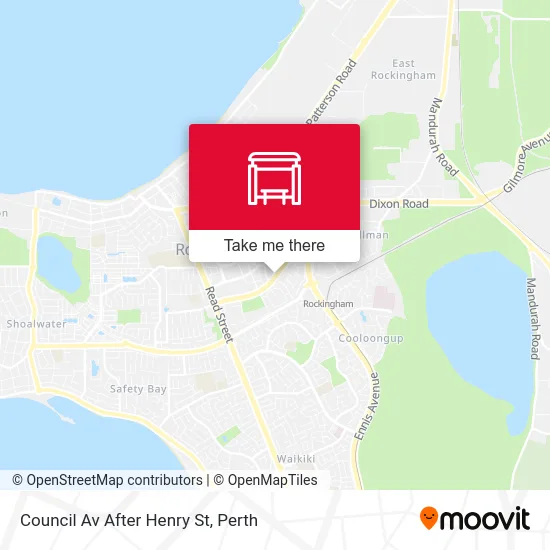 Mapa Council Av After Henry St