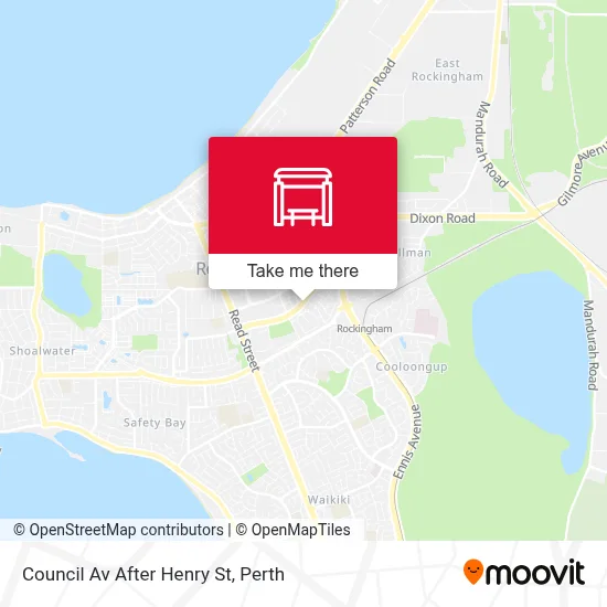 Mapa Council Av After Henry St