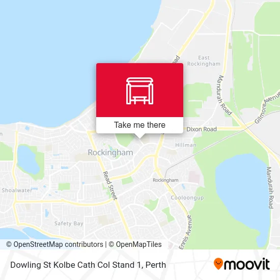 Mapa Dowling St Kolbe Cath Col Stand 1