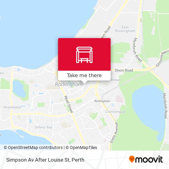Simpson Av After Louise St map