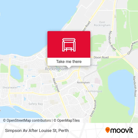 Mapa Simpson Av After Louise St