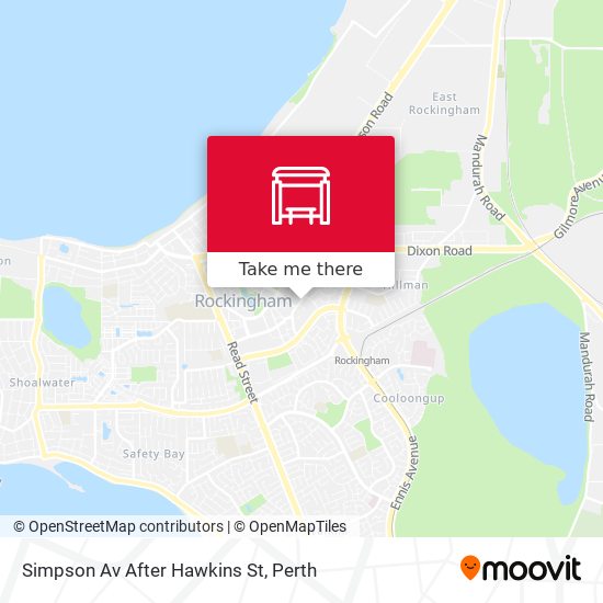 Mapa Simpson Av After Hawkins St