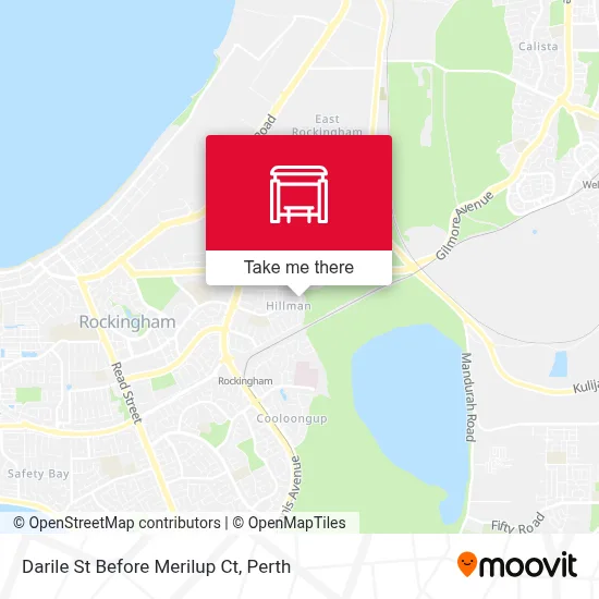 Mapa Darile St Before Merilup Ct