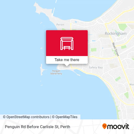 Mapa Penguin Rd Before Carlisle St