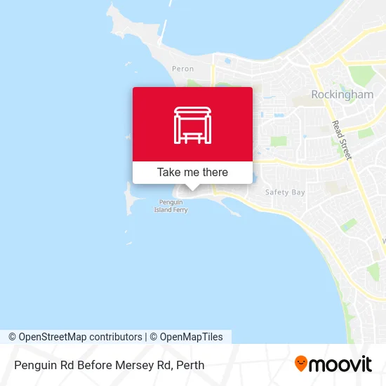 Mapa Penguin Rd Before Mersey Rd