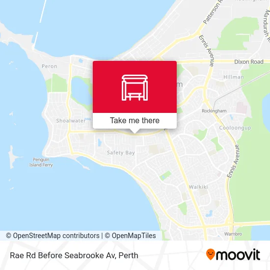 Mapa Rae Rd Before Seabrooke Av