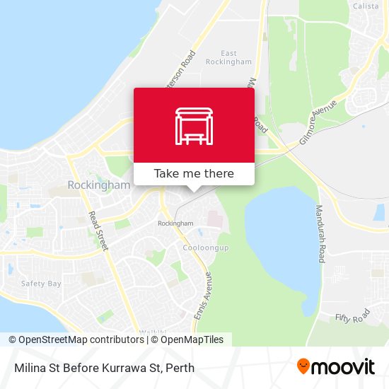 Milina St Before Kurrawa St map