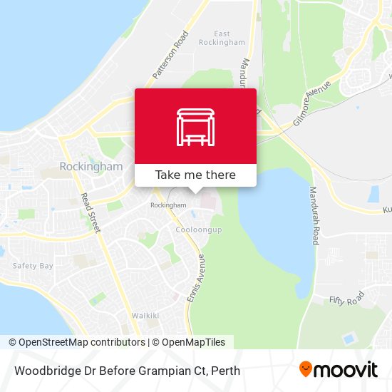Woodbridge Dr Before Grampian Ct map