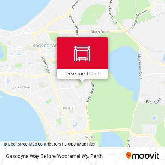 Mapa Gascoyne Way Before Wooramel Wy