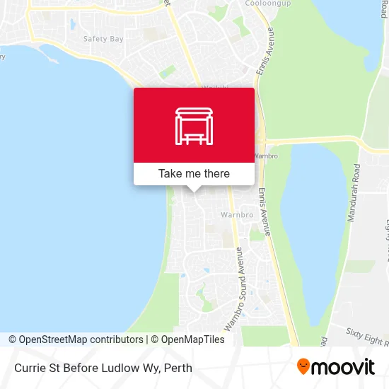 Mapa Currie St Before Ludlow Wy