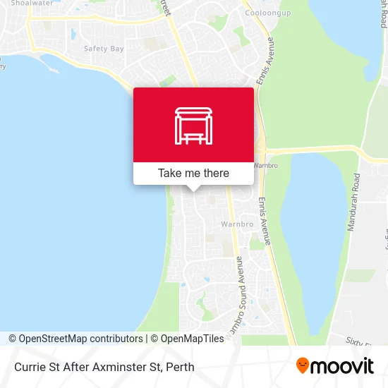 Mapa Currie St After Axminster St