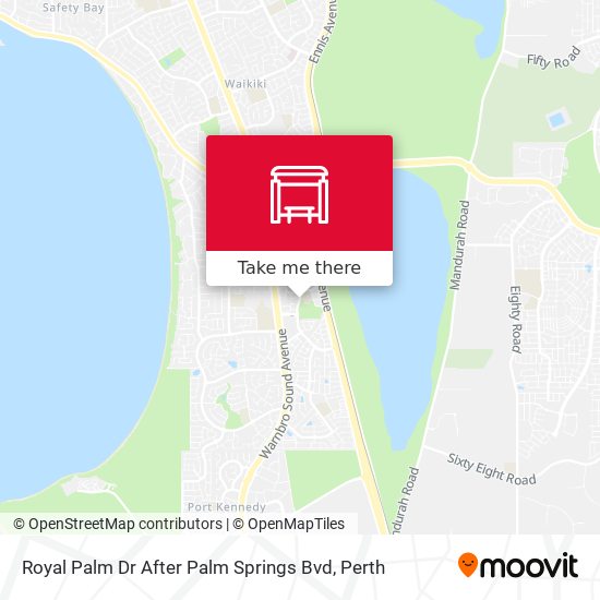 Royal Palm Dr After Palm Springs Bvd map
