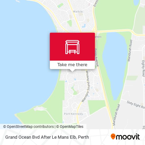 Grand Ocean Bvd After Le Mans Elb map