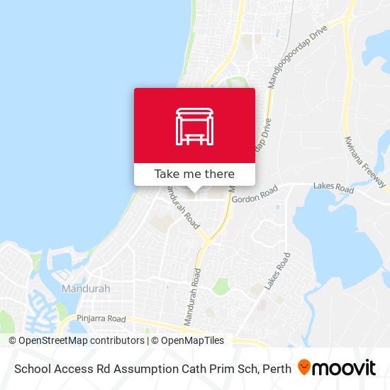 School Access Rd Assumption Cath Prim Sch map