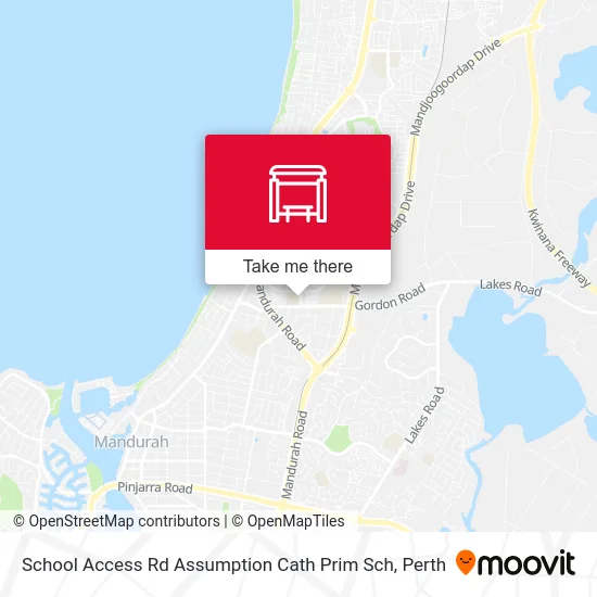 Mapa School Access Rd Assumption Cath Prim Sch