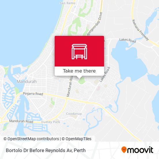 Bortolo Dr Before Reynolds Av map