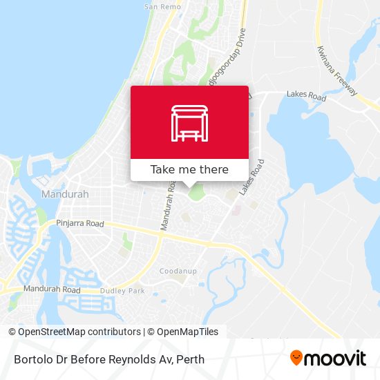 Bortolo Dr Before Reynolds Av map