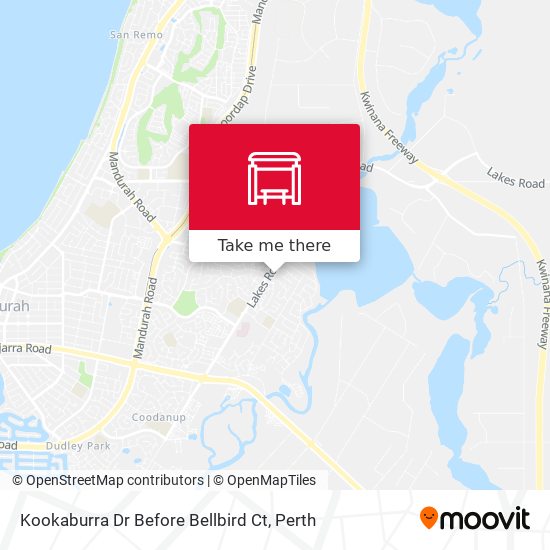 Kookaburra Dr Before Bellbird Ct map