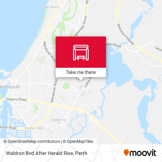 Waldron Bvd After Herald Rise map