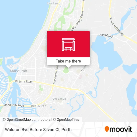 Mapa Waldron Bvd Before Silvan Ct