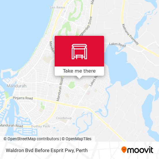Waldron Bvd Before Esprit Pwy map