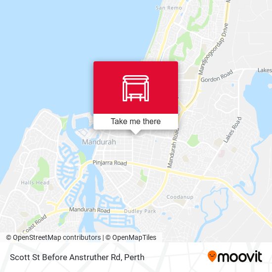 Scott St Before Anstruther Rd map