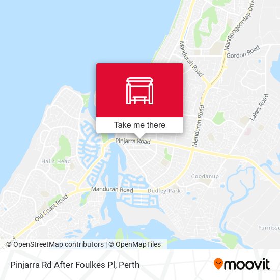 Pinjarra Rd After Foulkes Pl map