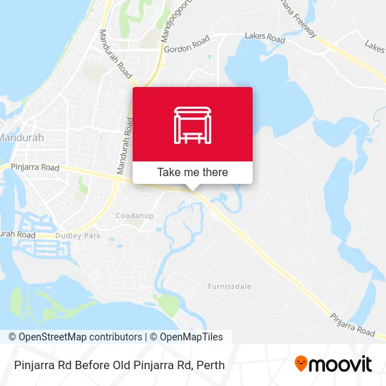 Mapa Pinjarra Rd Before Old Pinjarra Rd