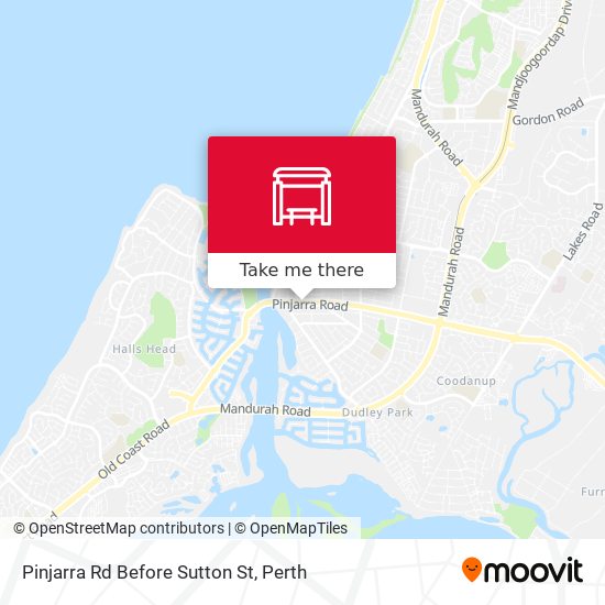 Pinjarra Rd Before Sutton St map