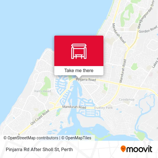 Mapa Pinjarra Rd After Sholl St