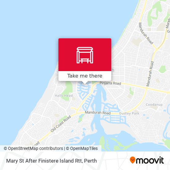 Mary St After Finistere Island Rtt map