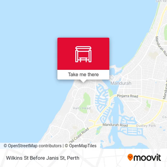 Mapa Wilkins St Before Janis St