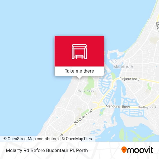 Mapa Mclarty Rd Before Bucentaur Pl