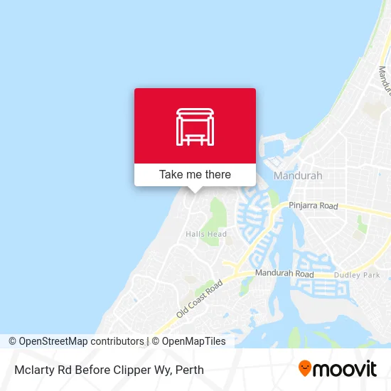 Mapa Mclarty Rd Before Clipper Wy