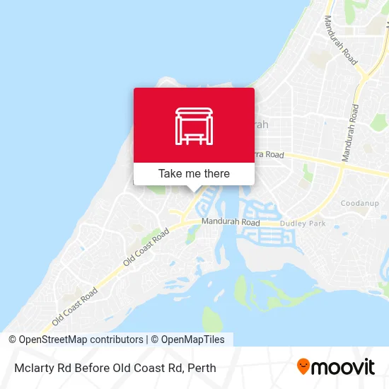 Mapa Mclarty Rd Before Old Coast Rd