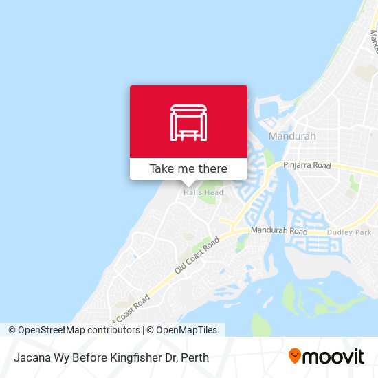 Jacana Wy Before Kingfisher Dr map