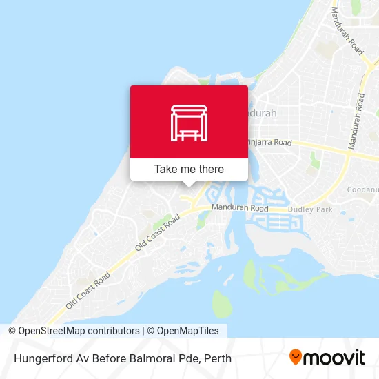 Mapa Hungerford Av Before Balmoral Pde