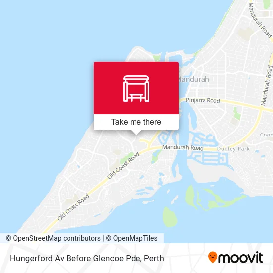 Mapa Hungerford Av Before Glencoe Pde