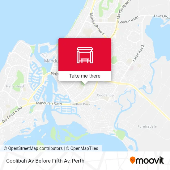 Mapa Coolibah Av Before Fifth Av