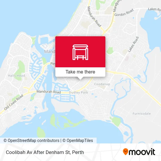 Mapa Coolibah Av After Denham St