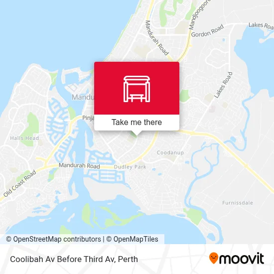 Mapa Coolibah Av Before Third Av