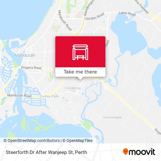 Steerforth Dr After Wanjeep St map