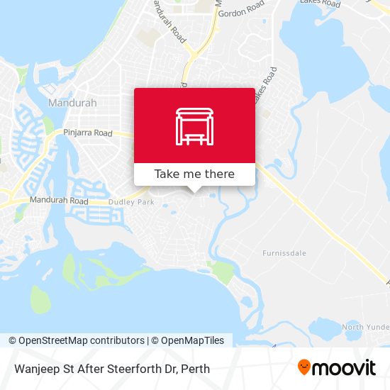 Wanjeep St After Steerforth Dr map