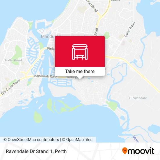 Mapa Ravendale Dr Stand 1