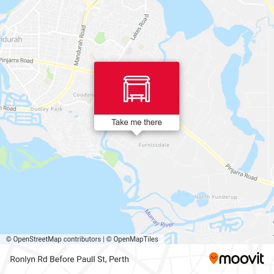 Mapa Ronlyn Rd Before Paull St