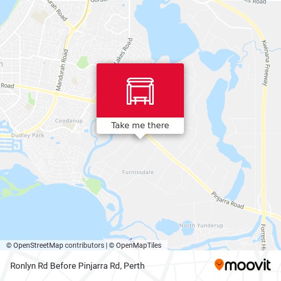 Ronlyn Rd Before Pinjarra Rd map