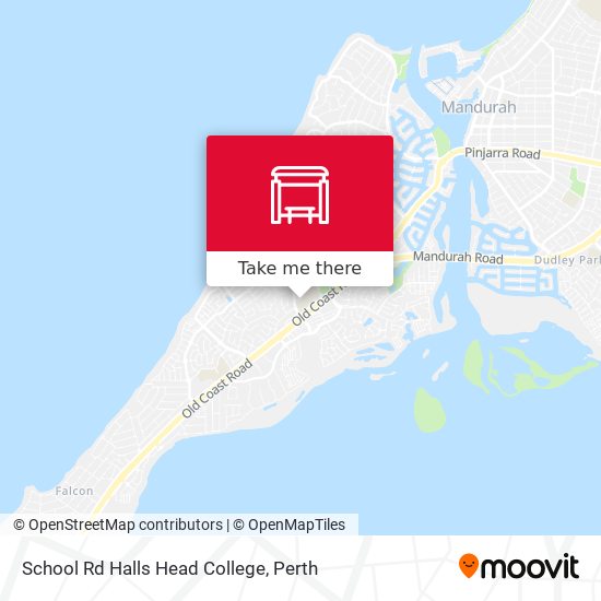 Mapa School Rd Halls Head College