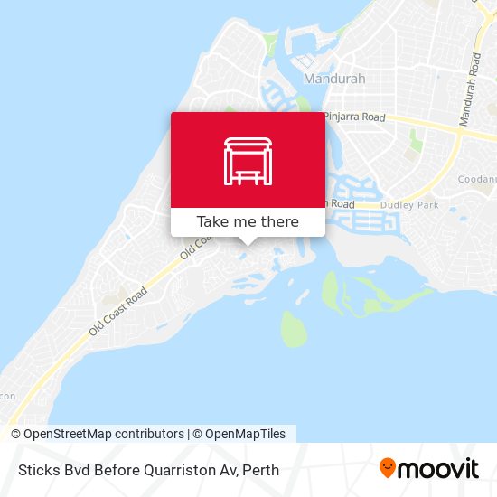Sticks Bvd Before Quarriston Av map