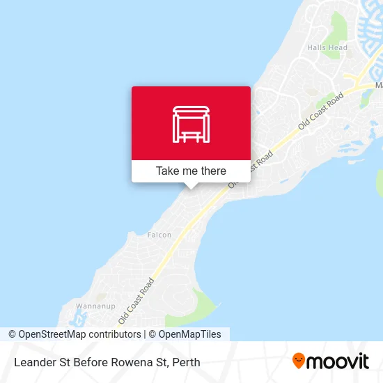 Mapa Leander St Before Rowena St