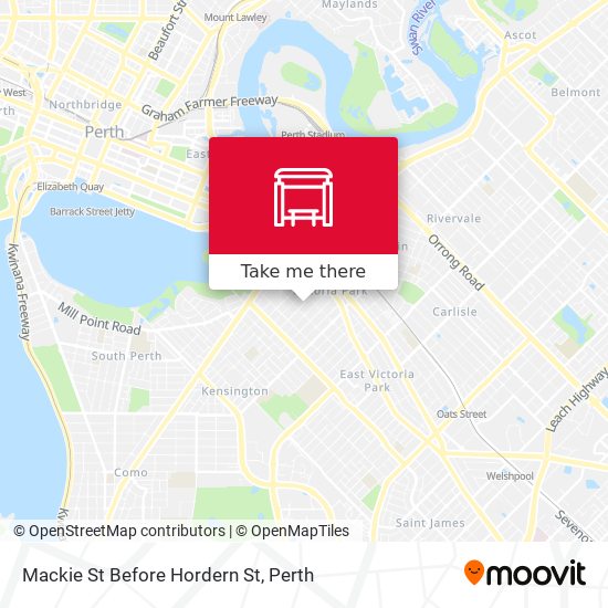 Mackie St Before Hordern St map